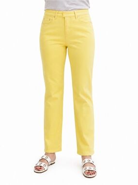 ROCCOBAROCCO Y2K DESIGNER YELLOW JEANS PANTS S46 ITALY